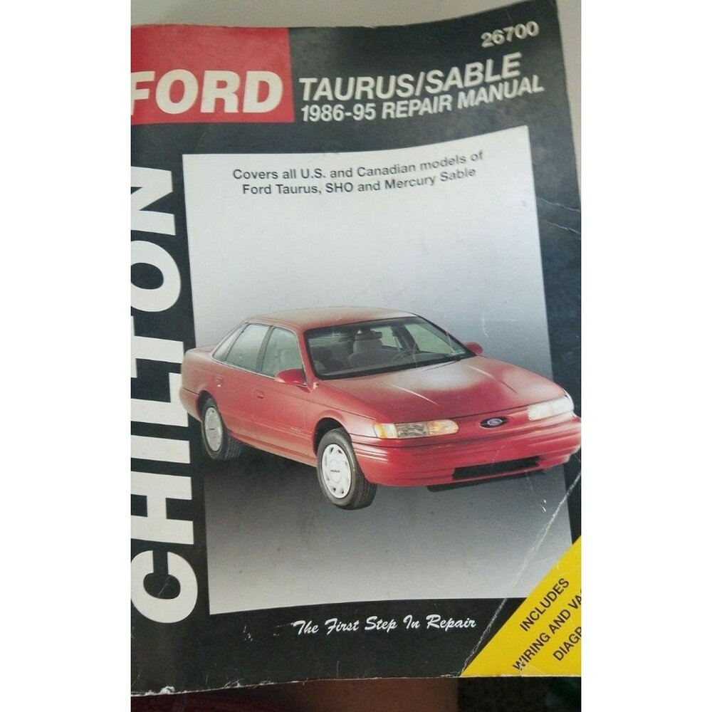 Book 1986 - 95 Chilton's Ford Taurus SHO Mercury Sable Repair Manual  # 26700